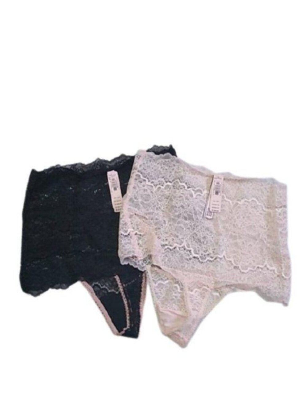 DREAM ANGELS by Victoria's Secret 2 Pair High-waist Thong Panties, Size XS